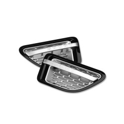 2 grille d'aile noir et...