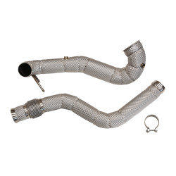 Downpipe inox avec bouclier...