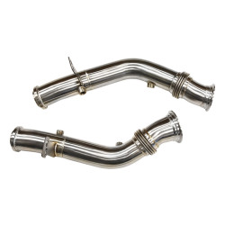 2 downpipe inox pour...