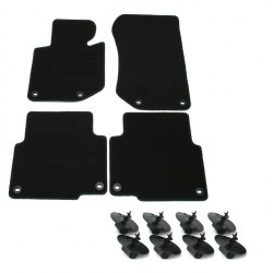 4 tapis de sol velours sur...