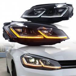 2 feux phare avant led pour...