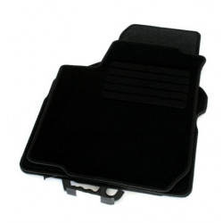 4 tapis de sol velours noir...