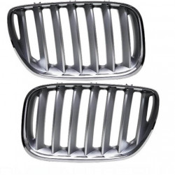 2 calandre chrome et gris...