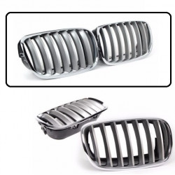 2 calandre chrome et gris...