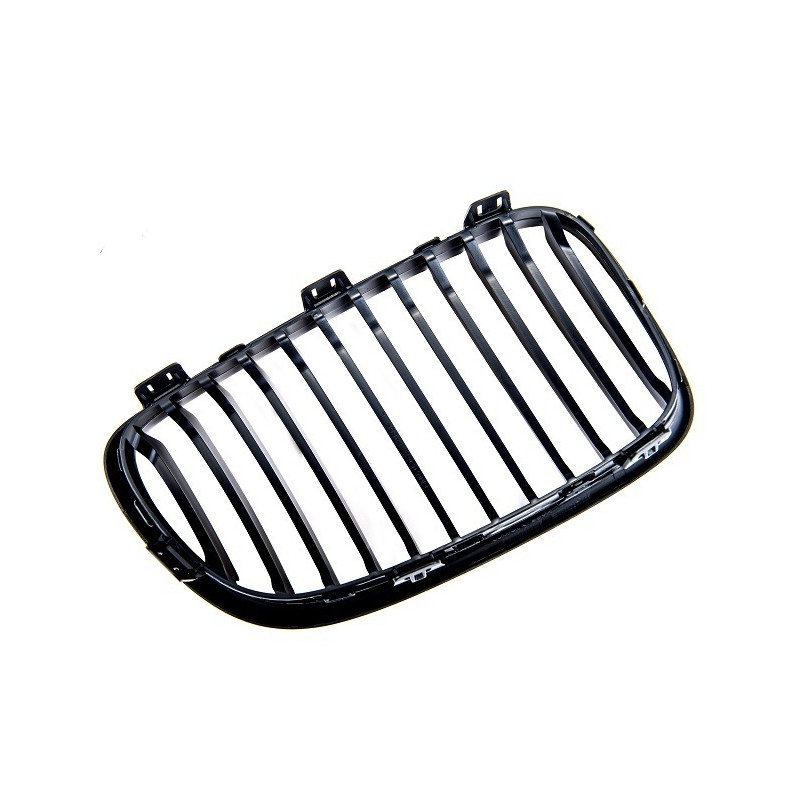 Calandre Double Lamelles Noir Brillant Pour BMW E81 E87 E82 E88 120i 128i 130i 135i 2007-2011 - Josenidny