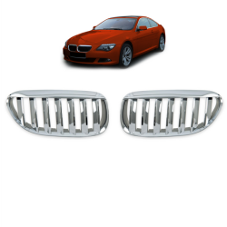 2 calandre chrome et gris...