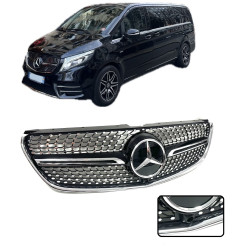 Calandre diamant noir look...