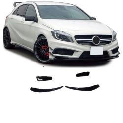4 splitters avant noir pour...