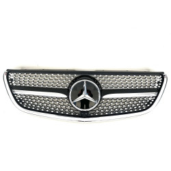 Calandre diamant chrome et...