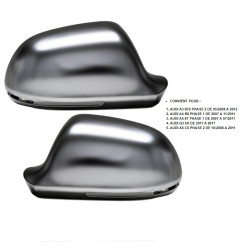 2 coque rétroviseur gris...